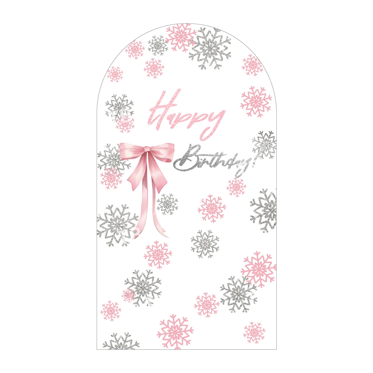 تصميم كبير على شكل فيونكة وردية مقوسة على الحائط غطاء خلفية لحفلات أعياد ميلاد الفتاة نص مخصص لتزيين خلفية الزفاف #3