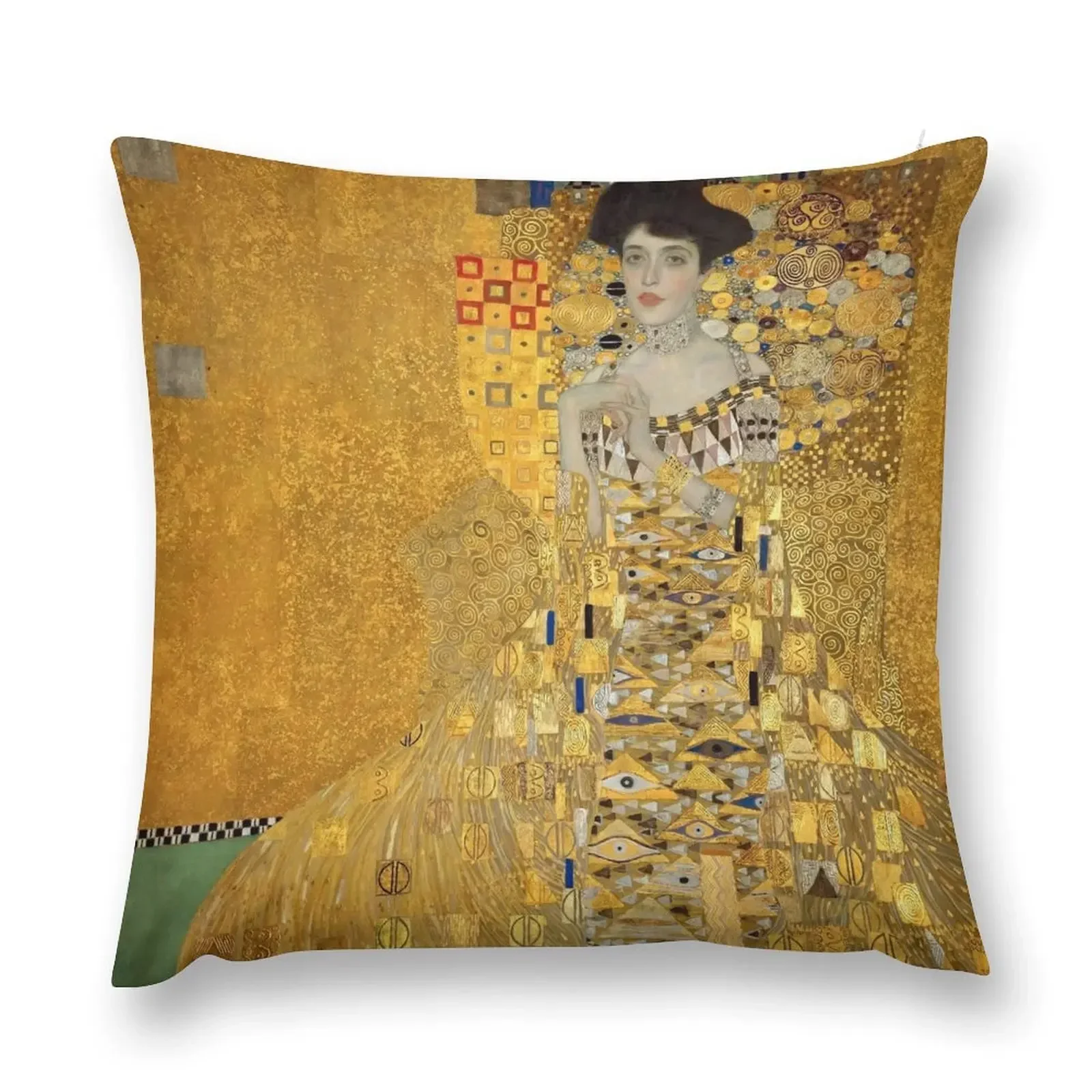 

Gustav Klimt Woman in Gold Throw Pillow autumn decoration christmas decorations 2025 pillow