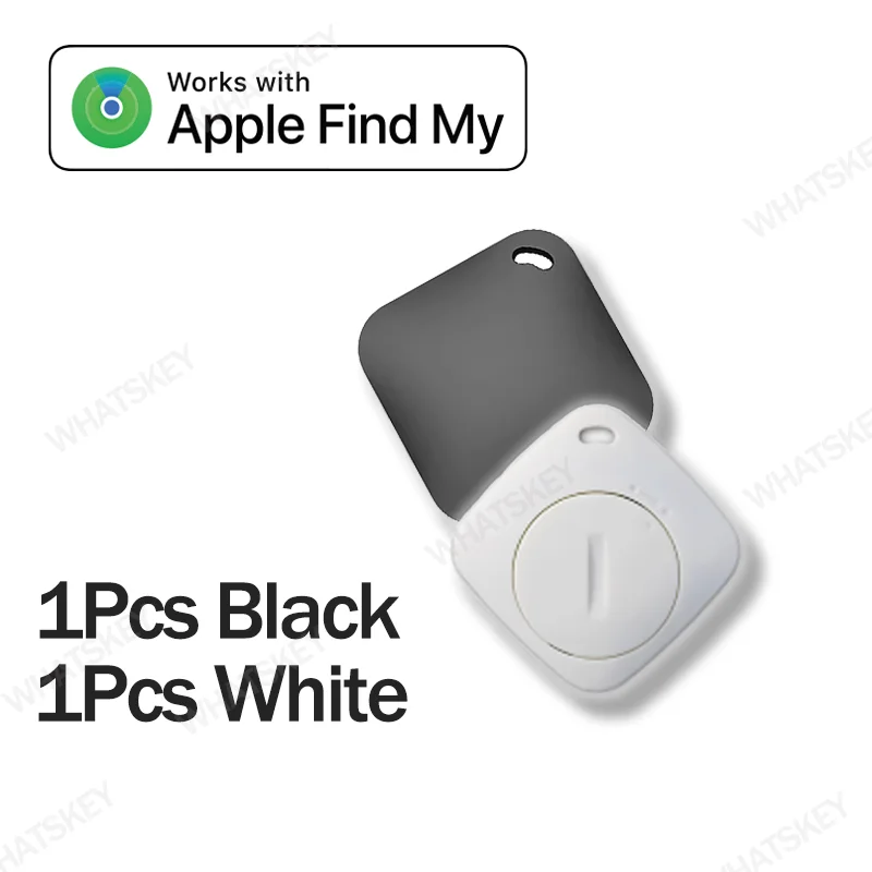 GPS Smart Tracker Tag Honk Alarm Tracker Dog Cat Locator with Rope Bluetooth Anti-Lost Device Work for Apple IPhone Find My