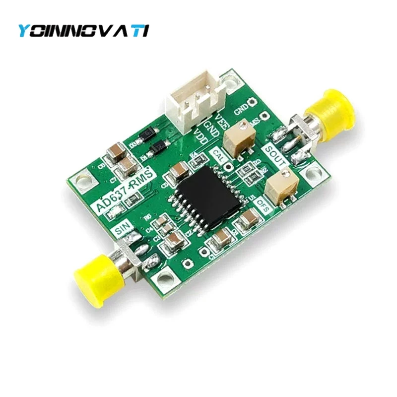 AD637 Module V2.0 True RMS Detection with Peak Voltage Measurement, Peak Detector Data Acquisition Board LF-8MHz 60dB