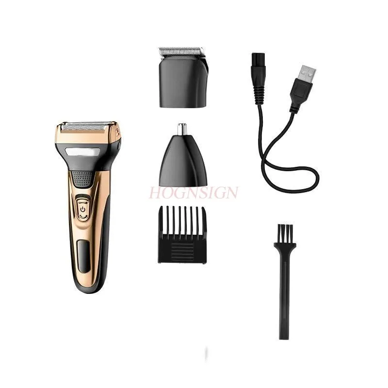 3in1 grooming kit electric shaver for men beard hair trimmer body nose ear shaving machine face razor rechargeable