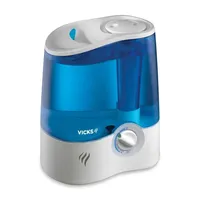 Ultrasonic Humidifier Cool Mist Relieves Cold Flu Symptoms Quiet Filter-Free Humidifier Bedroom Office Cough Congestion Relief