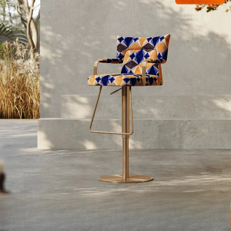 American retro bar chair, high-end bar chair