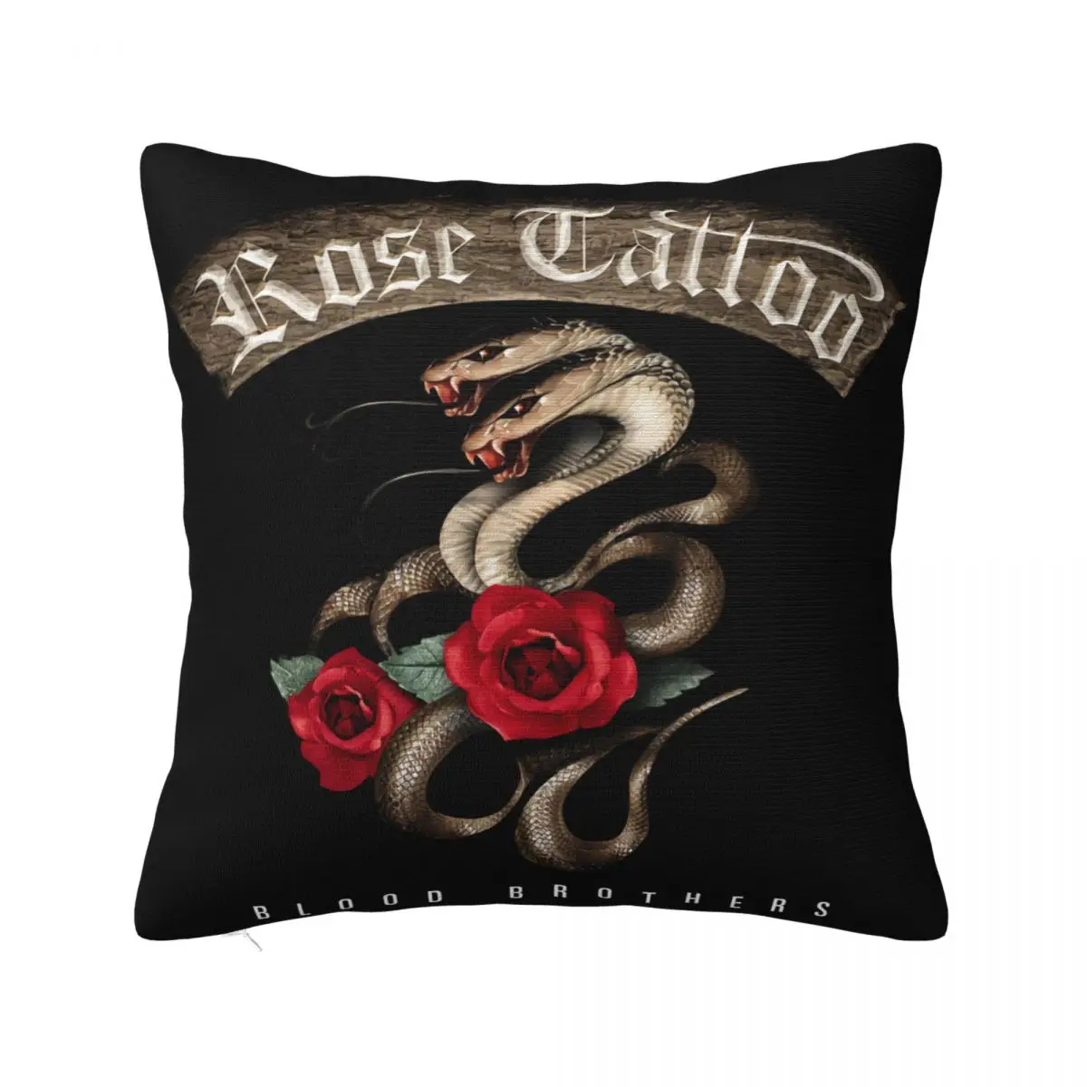 Rose Tattoo Rock Baseball N Roll Outlaws Album Cover Hats Mens Hats Pop Design Pillow Case