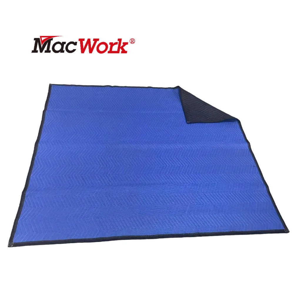 بطانية متحركة من القطن المعاد تدويره شديدة التحمل لحماية أجهزة أرضية الأثاث