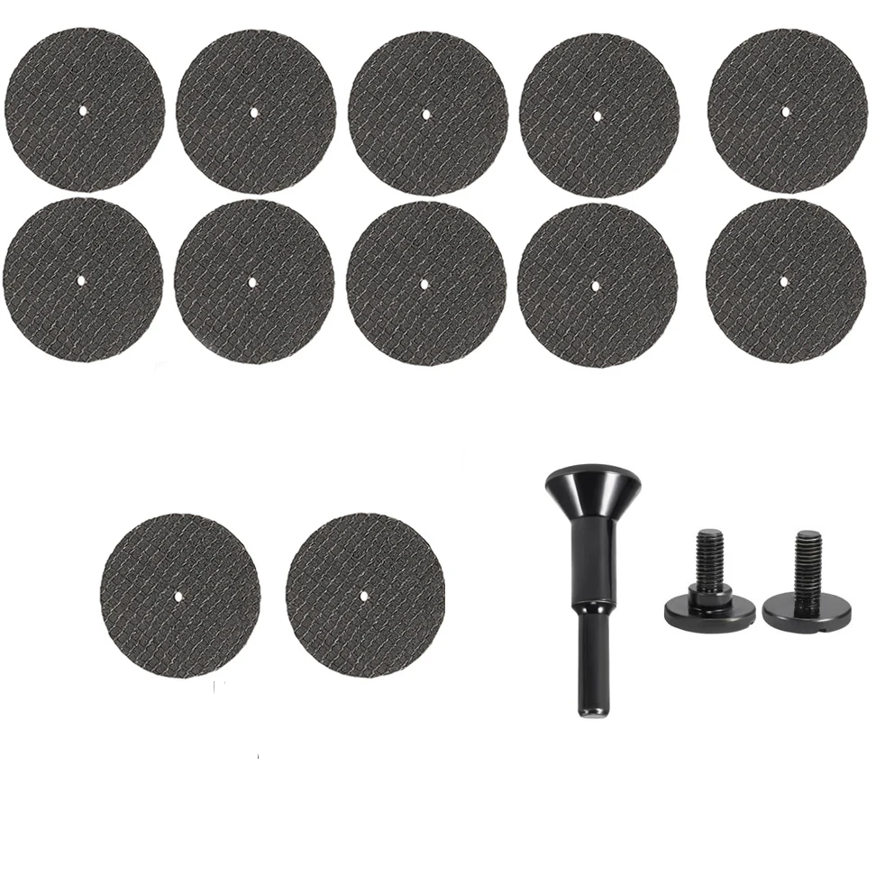 2 Inch 50mm Cutting Disc with 6.35mm 1/4in Shaft for Angle Grinder Power Drill Resin Bonded Metal Cutting High RPM