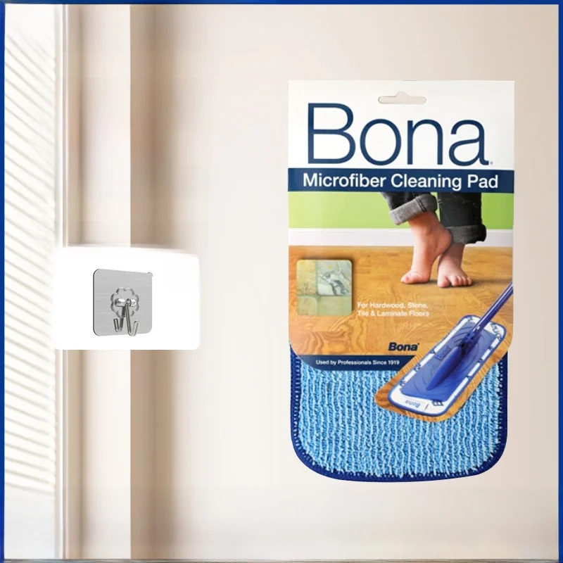 

Салфетка для уборки Bona из ультратонкого волокна для гостиной: мощное удаление пыли и пятен, для домашнего использования, сменная насадка для плоской швабры