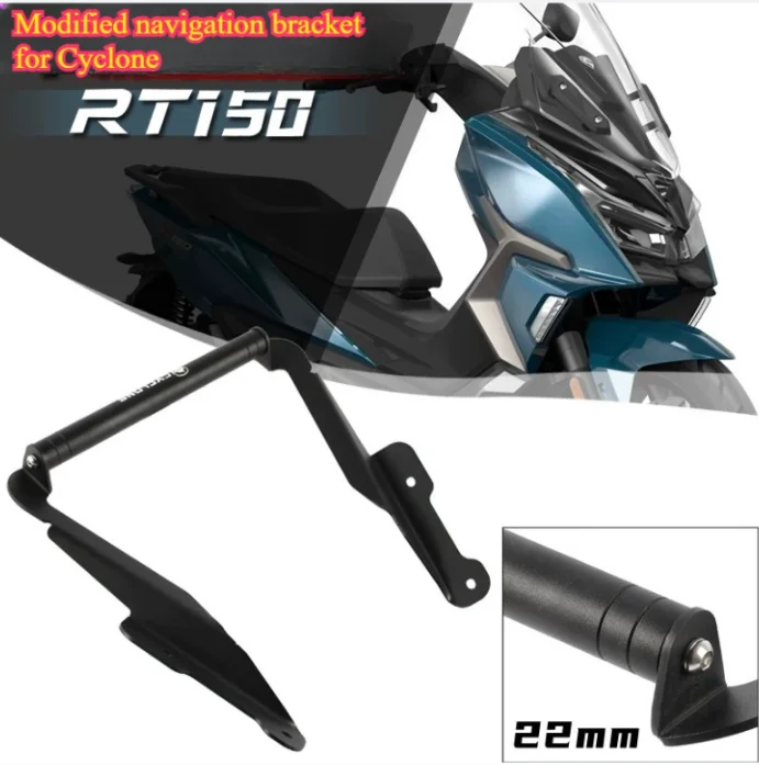

Motorcycle modification for Zongshen RT150: windshield navigation holder, phone holder, multi-functional extension rod accessory