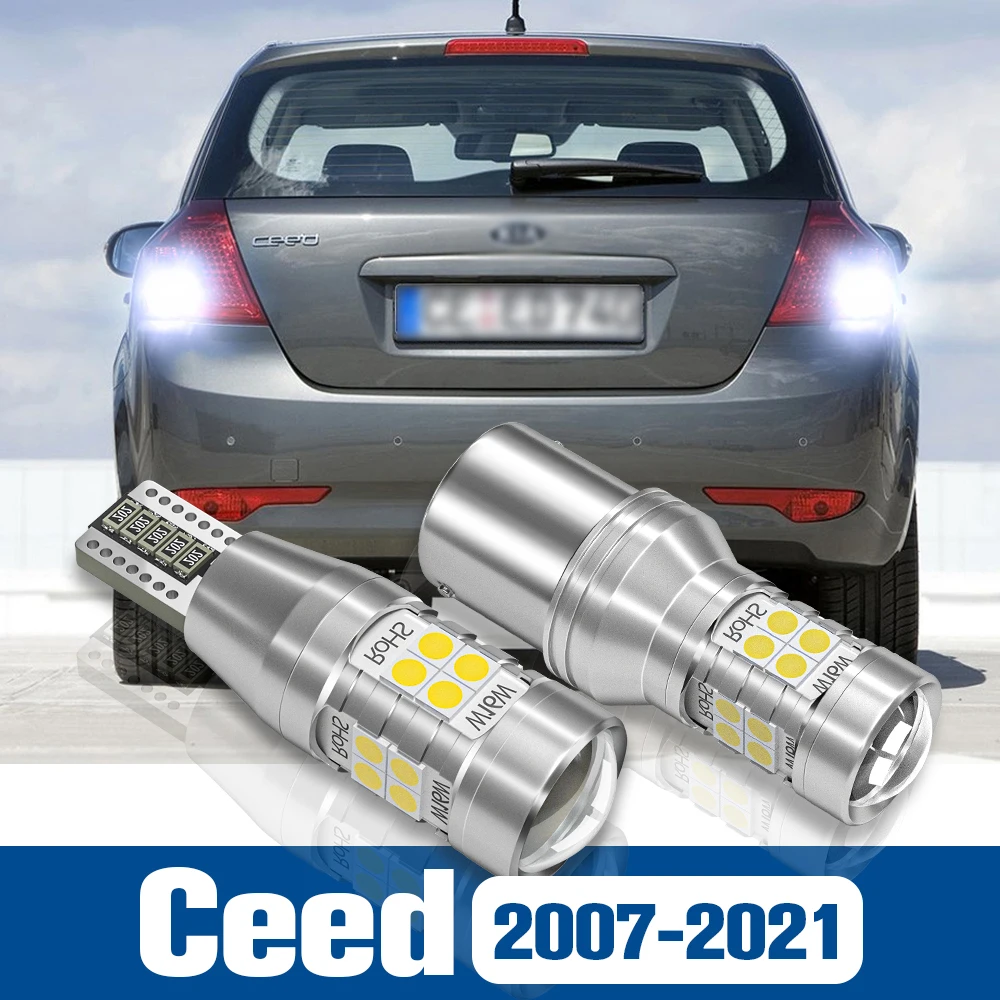 

2pcs LED Reverse Light Back up Lamp Accessories Canbus For Kia Ceed 2007-2021 2008 2009 2010 2011 2012 2013 2014 2015 2016 2017