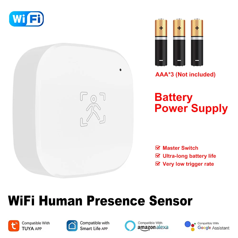 iHseno Tuya Wifi كشف مستشعر الوجود البشري 24 جيجا هرتز ملليمتر موجة الرادار التكنولوجيا الجديدة App التحكم عن بعد عبر الحياة الذكية