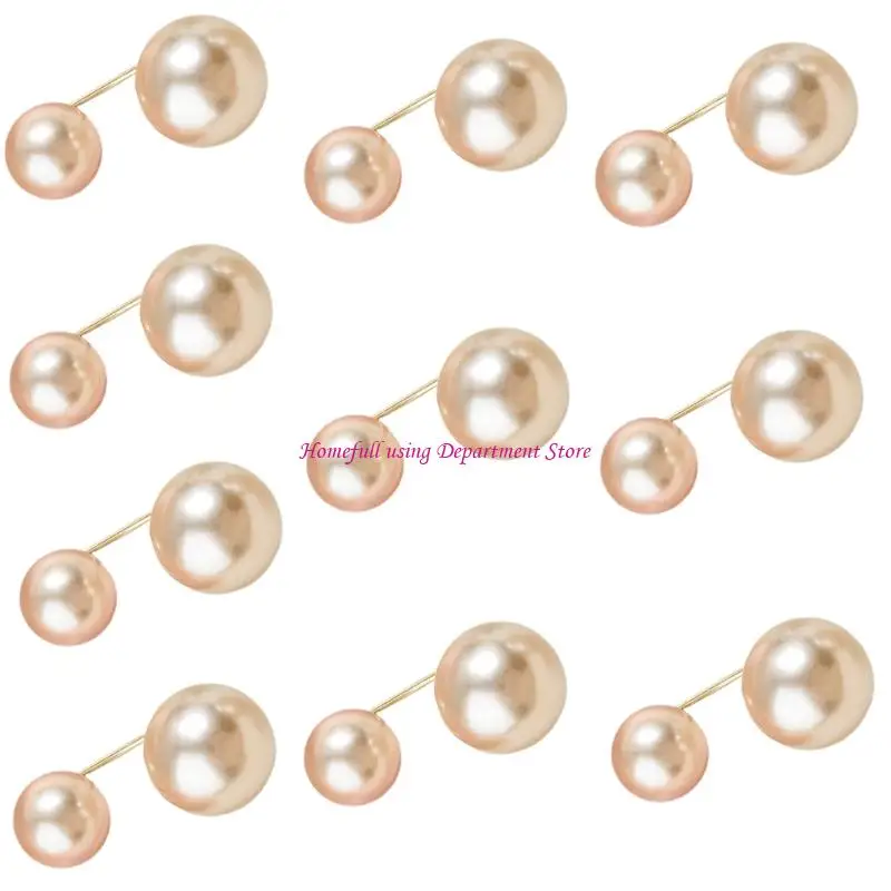 

Artificial Pearls Waist Tightener Pants Shortener Clip Trousers Length Adjuster