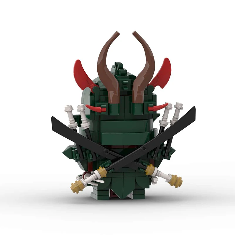 MOC Demon God Serie Anime-Charakter Baustein-Modell Cartoon Dämonischer General BricksHeadz DIY Kinderspielzeug Jungen Geburtstagsgeschenk – Detail 3