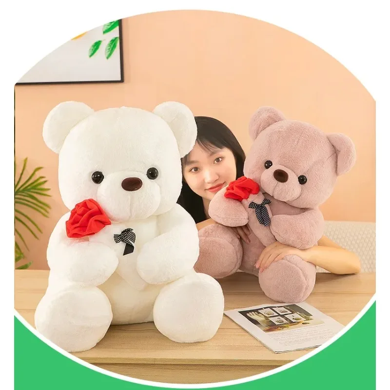 25 cm Kawaii Teddybeer Knuffel Zacht Gevulde Pop Leuk Cadeau voor Meisjes Romantisch Home Decor Valentijnsdag Speciaal Knuffel