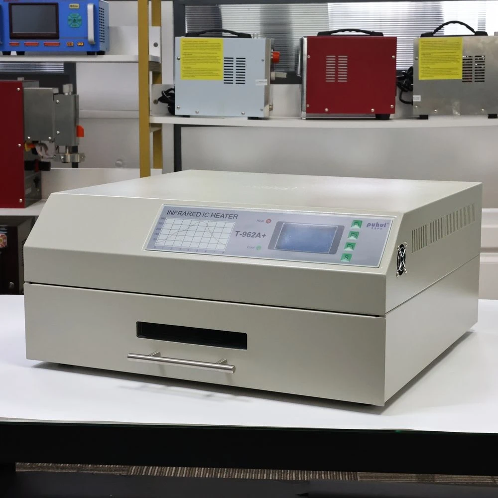PCB 납땜 장비용 Puhui T-962A+ 경제적인 무연 리플로우 납땜 오븐 데스크탑 리플로우 오븐