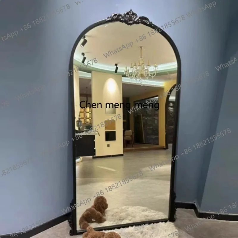 

Vintage full body, floor to ceiling, bedroom decorative mirror, living room wall decoration cloakroom fitting mirror