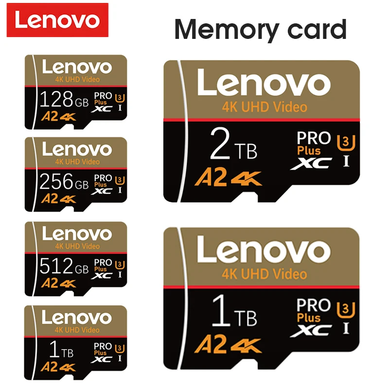 Lenovo 2TB High Speed Memory Card 1TB 512GB 256GB Class 10 Micro TF SD Card 1TB SD Memory Card For Nintendo Switch Phone/Ps4