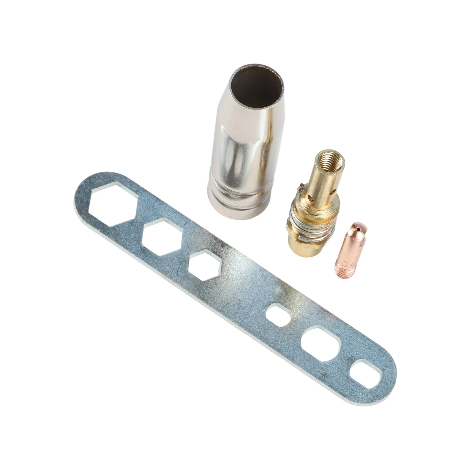 

27PCS For MIG Welding Tool Set for 15AK Torch Essential Accessories Including 0 8mm Contact Tips and Nozzles for Professionals