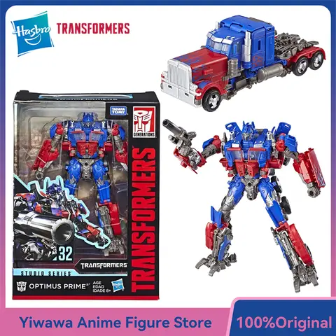 [En Stock] Original Hasbro transformateurs Studio série SS32 Optimus Prime 16.5 cm Voyager classe belle figurine modèle jouets