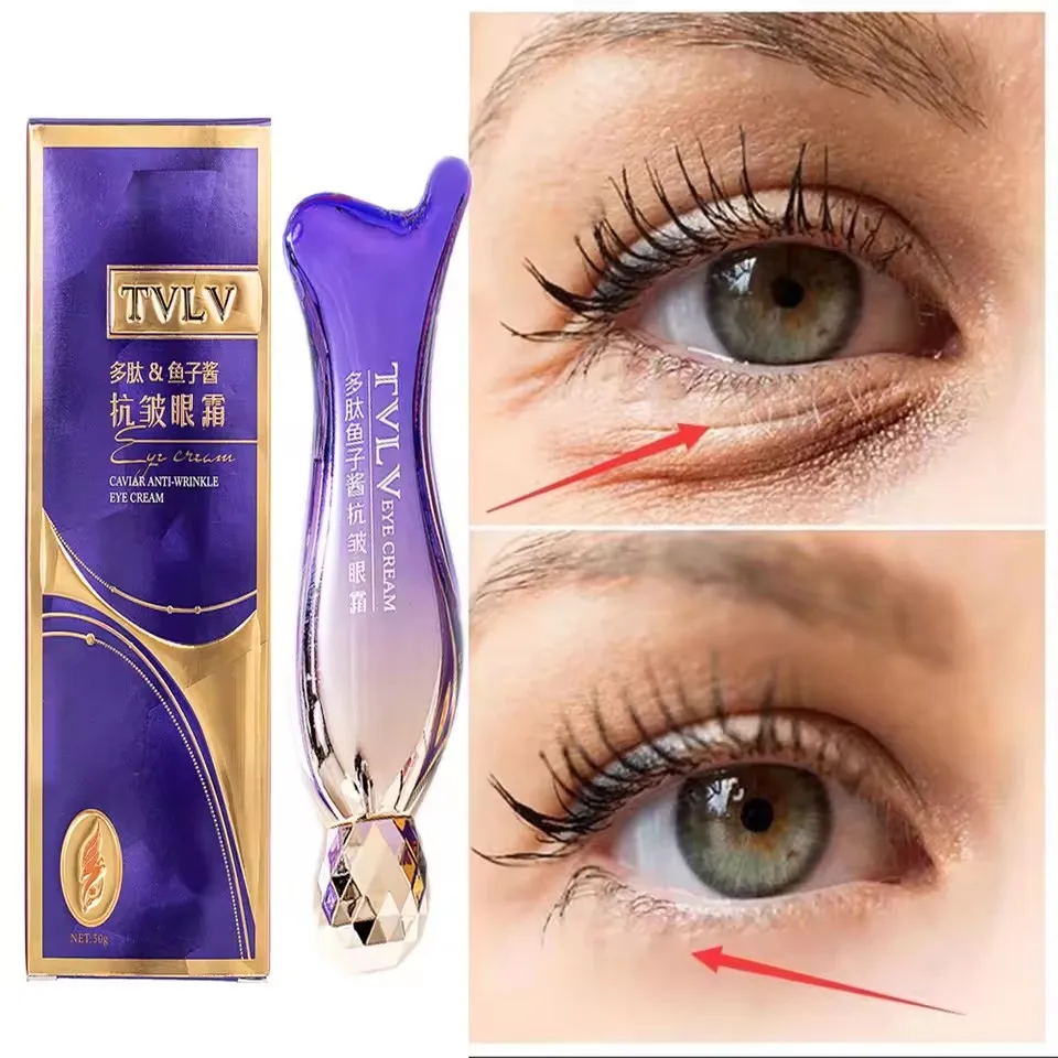 Polypeptide Caviar Anti-wrinkle Massage Eye Cream To Lift Tighten and Fade Fine Lines and Dark Circles Eye Care 30g