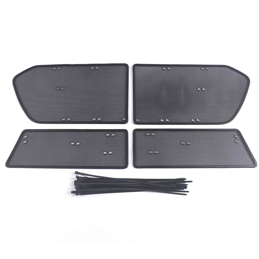 Stainless Trim Car Front Grille Anti-insect Net And Dust-proof Net Decor Cover For GWM Great Wall Wingle 7 2021-2022 Accessories