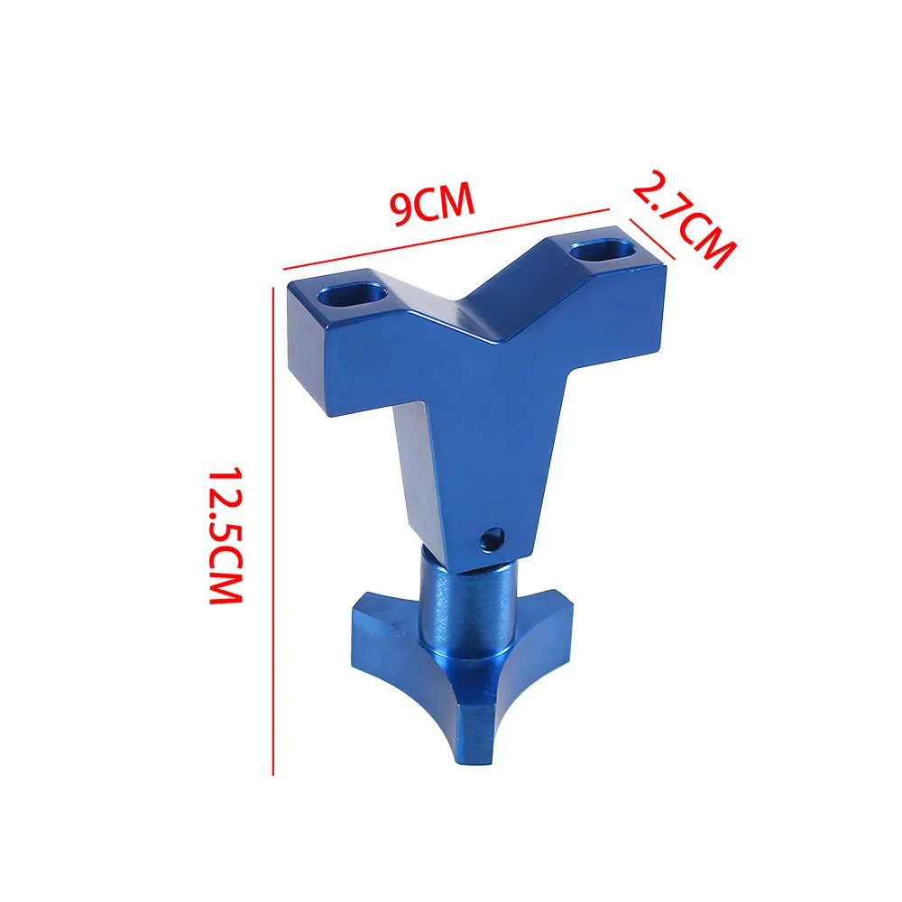 Car Modification 1-2.5-Inch High-Lift Jack Retainer Bracket Aluminum Alloy Round Square Bolt Tube Seat