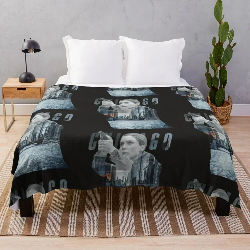 Erin Lindsay from Chicago P.D and Chicago Fire Throw Blanket Decorative Throw warm for winter Giant Sofa Blankets