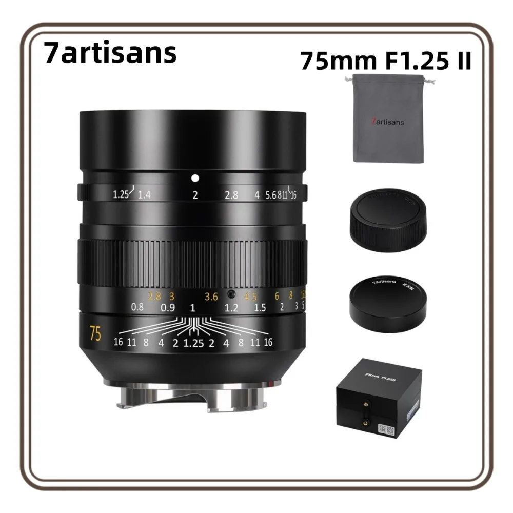 7Artisans 75Mm F1.2…