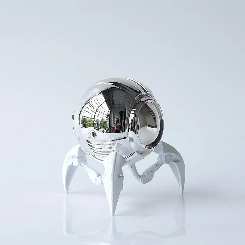 Modern Minimalist Alien Planet Ornament Creative Living Room Figurines Table Desktop Luxury TV Stand Figurines Home Decoration