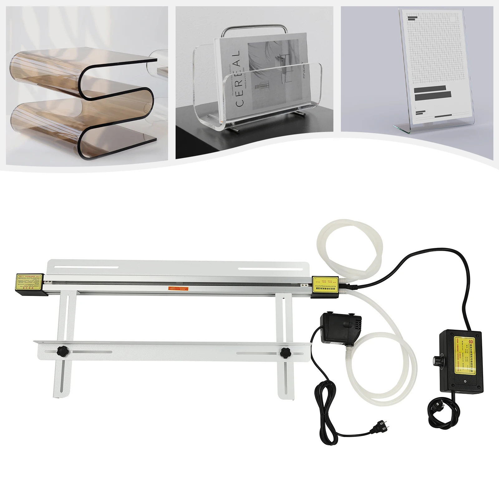 60 cm acrylbuigmachine met beugel, kunststof plaatbuigmachine, 24 inch IPX8 handmatige stripverwarmer voor logoproductie