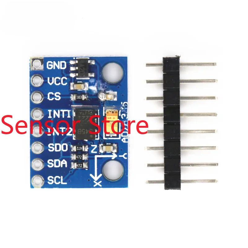 5PCS GY-291 ADXL345 IIC/SPI Transmission Of Three-axis Gravity Acceleration Inclination Angle Sensor Module