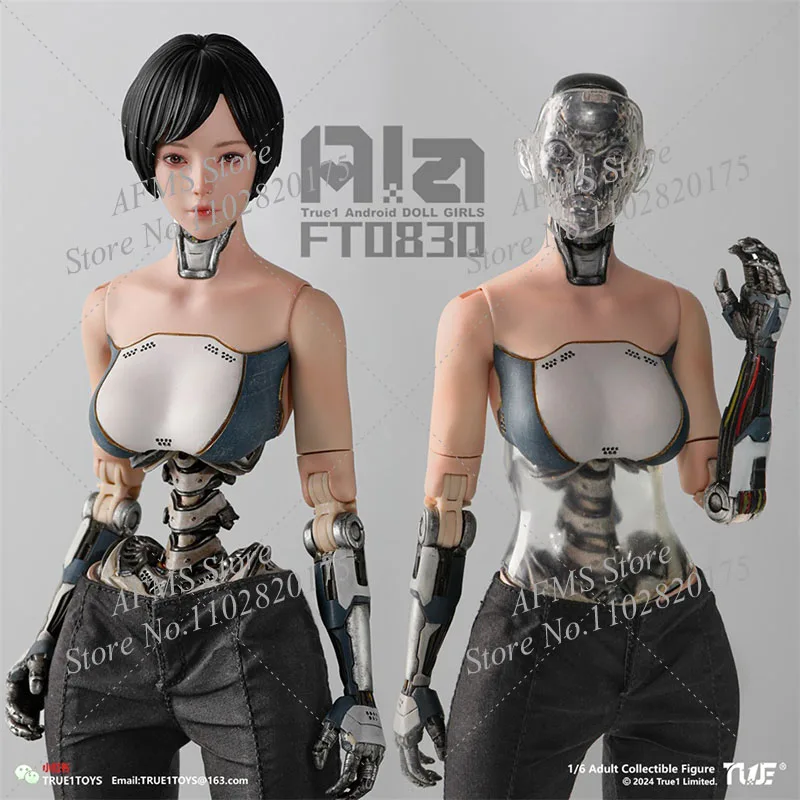 True1Toys FT0830 figura coleccionable a escala 1/6, Robot Android Ala, conjunto completo de figuras de acción de soldado de 12 pulgadas, modelo de juguete