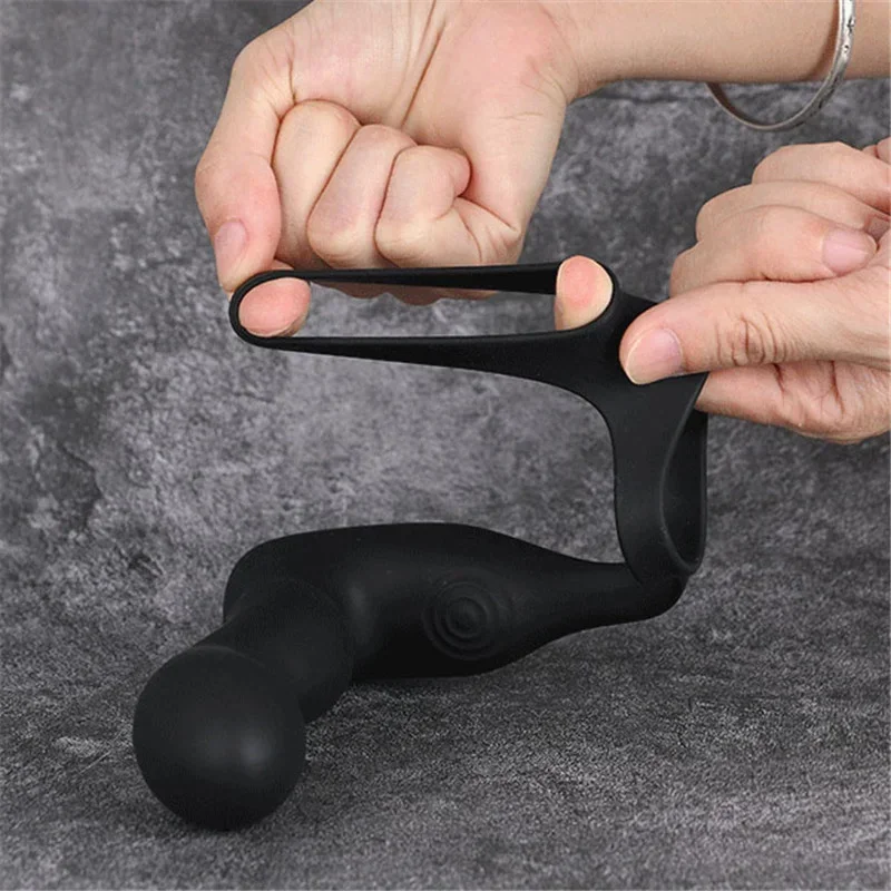 Consolador Anal inflable con Control remoto inalámbrico, vibrador masajeador de próstata masculino, tapón Anal enorme con anillo de expansión, Juguetes sexuales