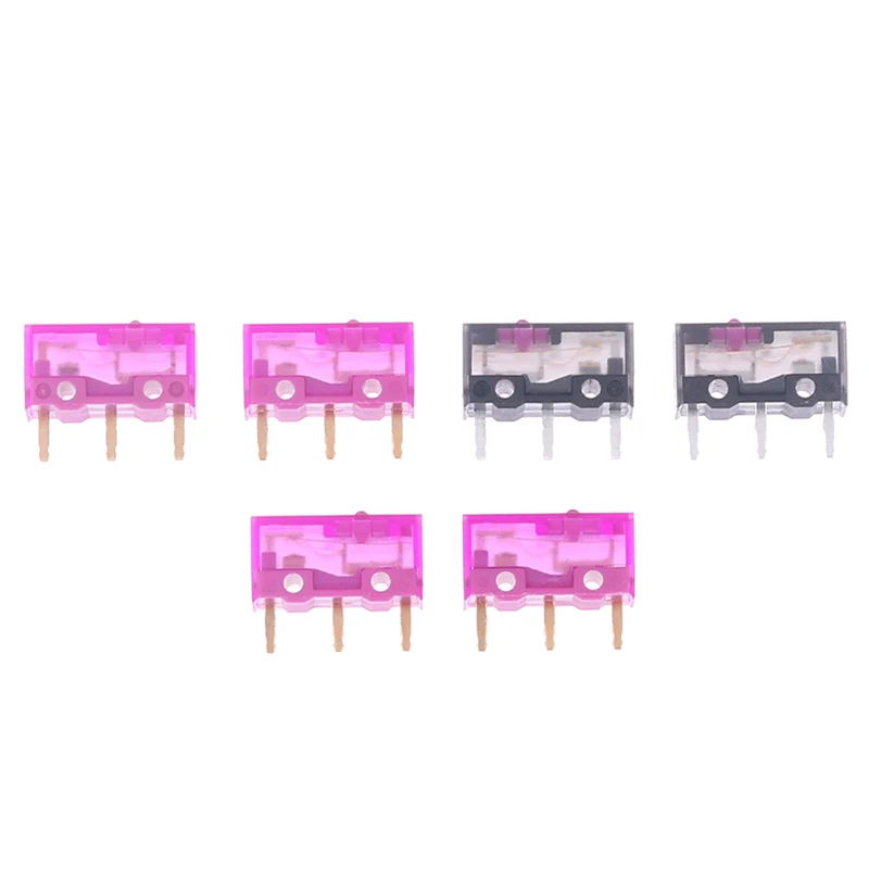 방진 마우스 마이크로 스위치, 3 핀 골드 접촉기, 150 백만 클릭 수명 0.74, 0.65N 마이크로 단추, 2 개