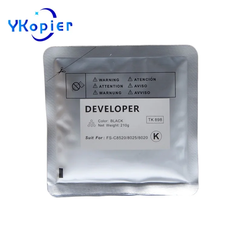 TK898 مسحوق المطور لكيوسيرا FS C8520 C8525 C8025 C8020 FSC8520 FSC8525 FSC8025 FSC8020 CMYK المطور