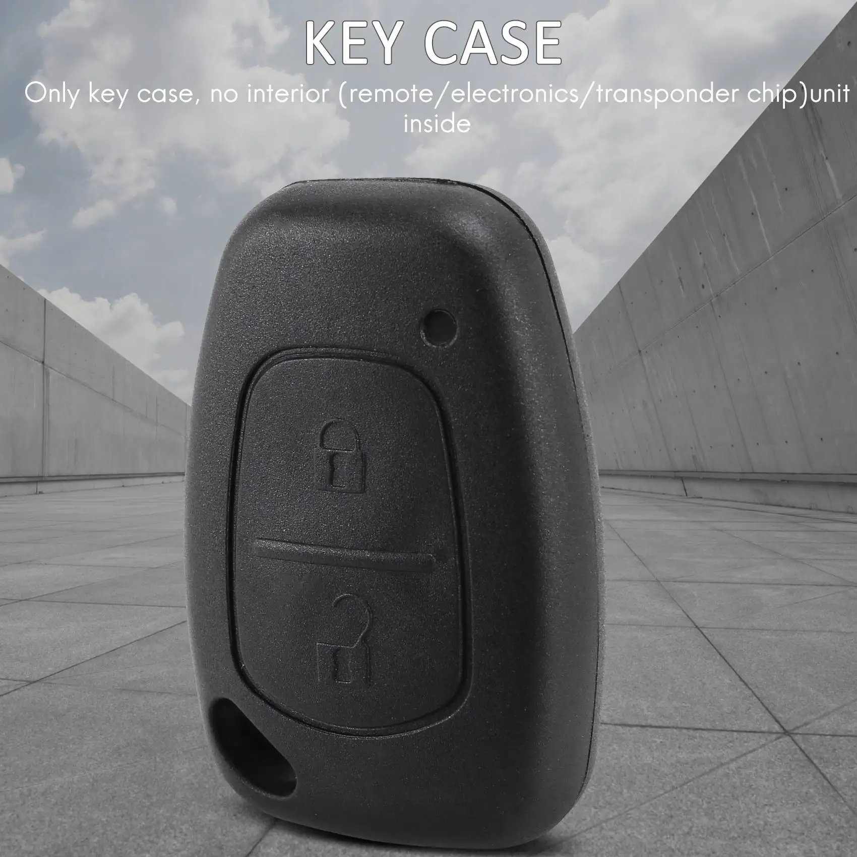 Remote 2 Button Key Fob Case for Opel Movano/Vivaro Trafic