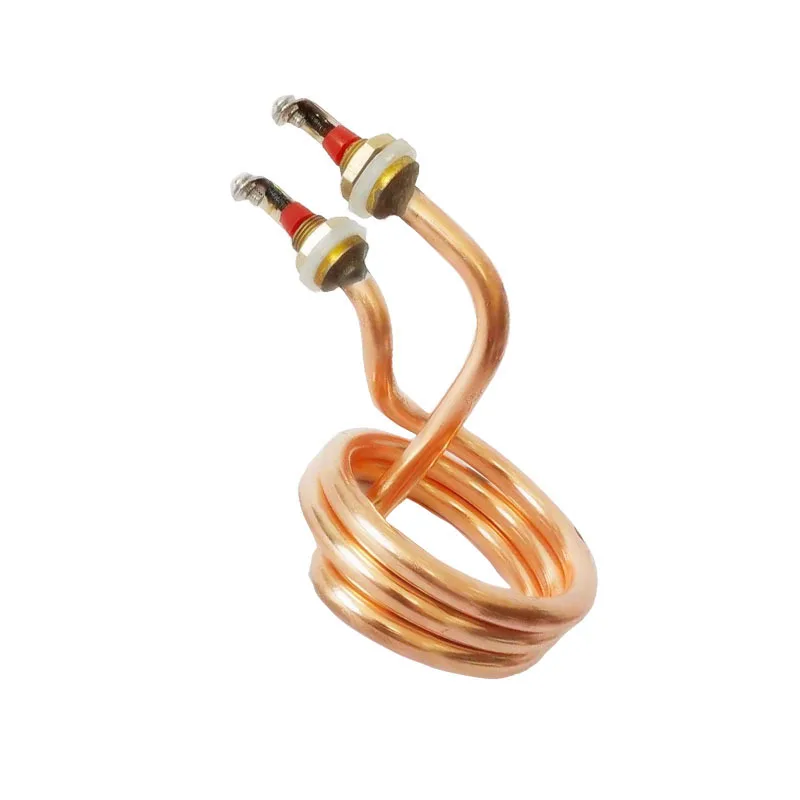 220v Copper Heater 1.2KW Electric Spiral Immersion Water Tubular Heating Element for Kettle/Tank