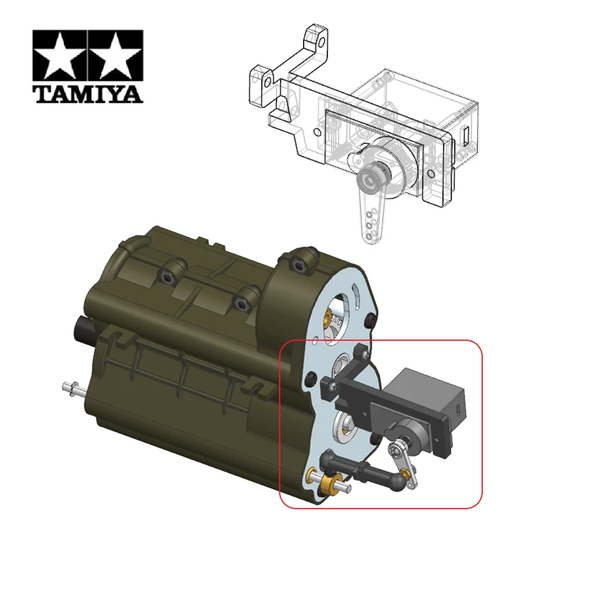 Gearbox steering machine stand shifting for 1/14 Tamiya RC Dump Truck Tipper Trailer SCANIA 770S VOLVO BENZ MAN TGX Accessor