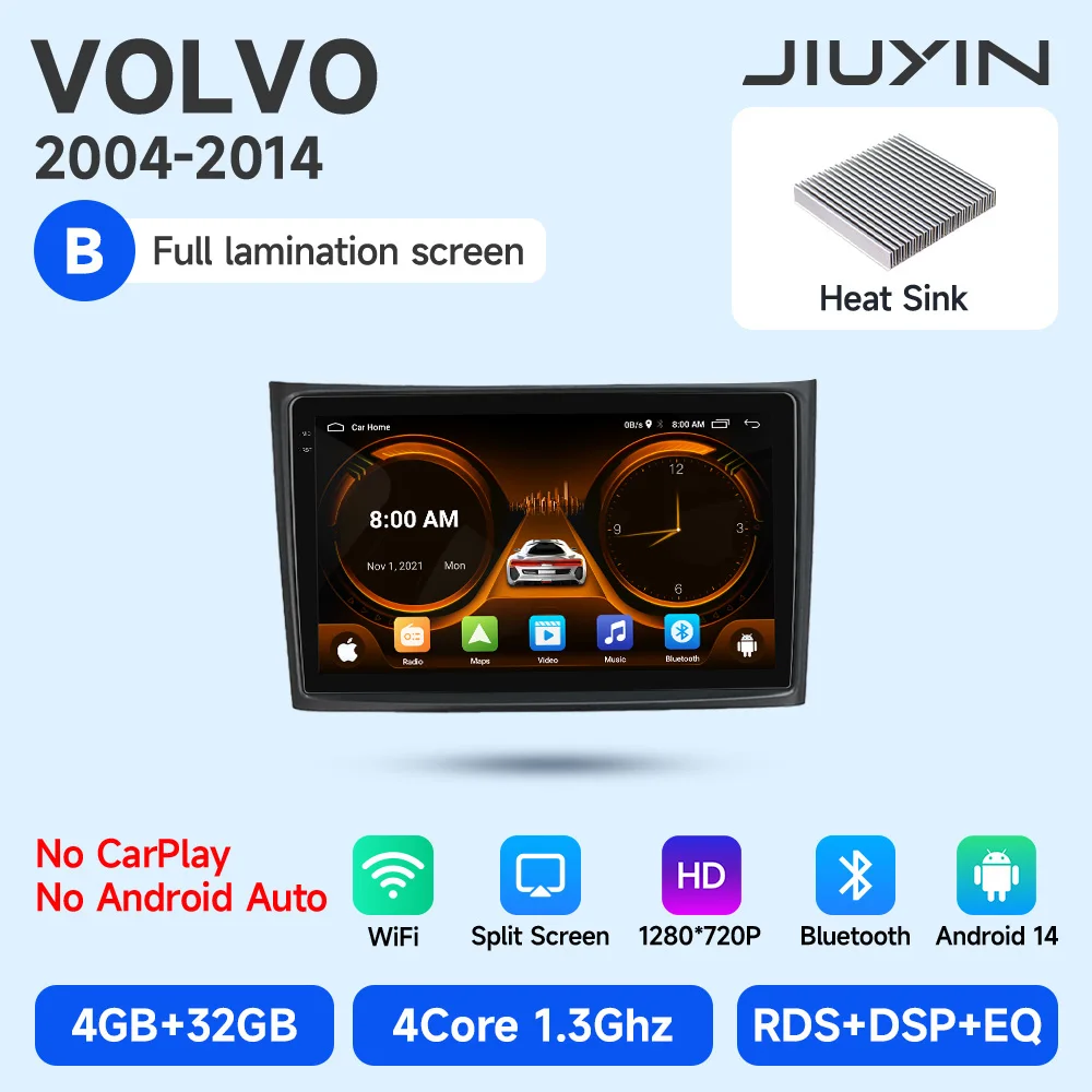 Android 15 Autoradio Voor Volvo XC90 2004-2014 Multimedia Video Player Navigatie Stereo GPS Octa Core 2 Din achteruitrijcamera WiFi