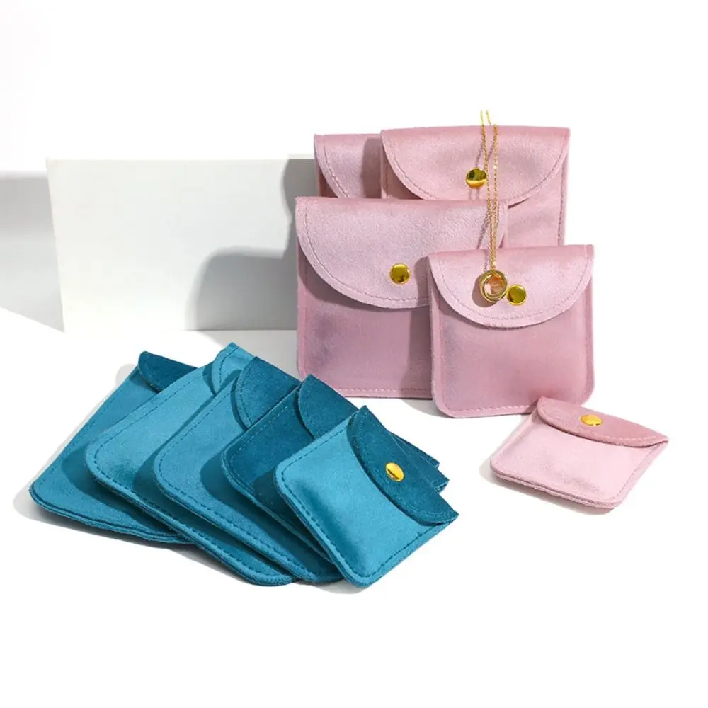 5Pcs Velvet Jewelry Packing Bag Bracelet Earrings Rings Necklace Jewelry Display Box Large Capacity Organizer