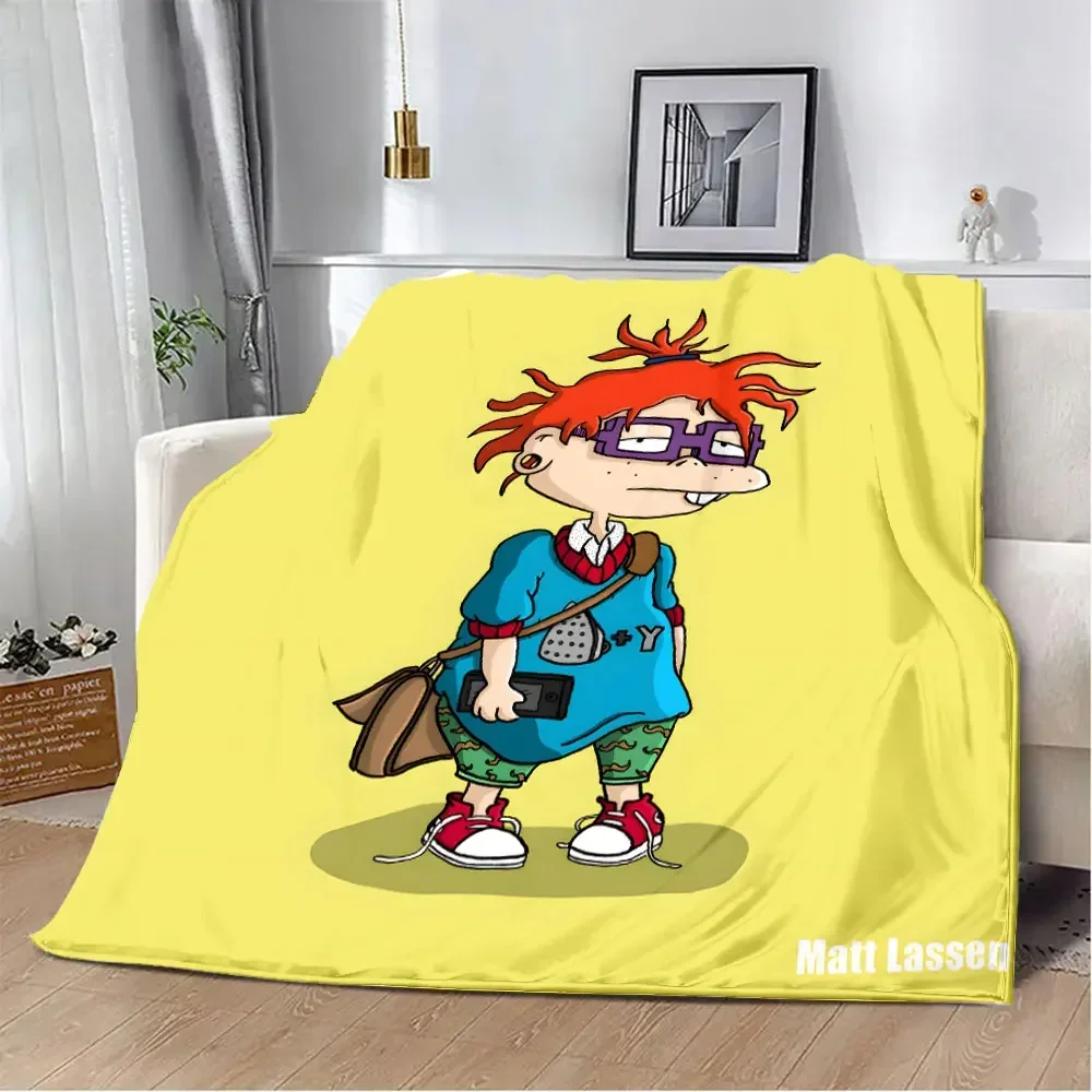 Cartoon R-Rugrats Gowild 3d Printed Blanket Picnic Blankets Warm Blanket Soft and Comfortable Blanket Home Travel Birthday Gift