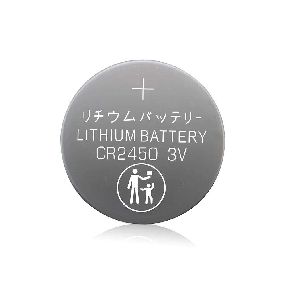 Replacement Lithium Coin Cell Battery CR2450 BR2450 3V 600mAh 2-100PCS, DL2450 CR2450N 5029LC LM2450 For Watch Button Cells