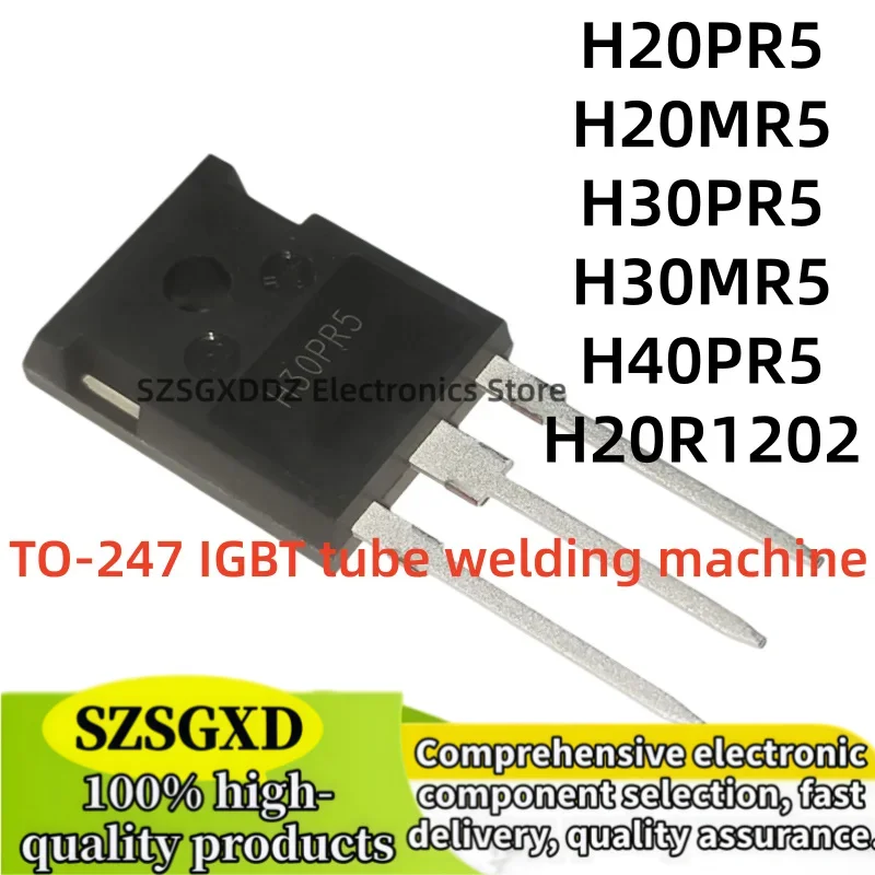 5-10piezas 100% nuevo H20MR5 H30PR5 H20PR5 TO247 H40PR5 H30MR5 H20R1202 TO-247 IGBT tube welding machine In Stock