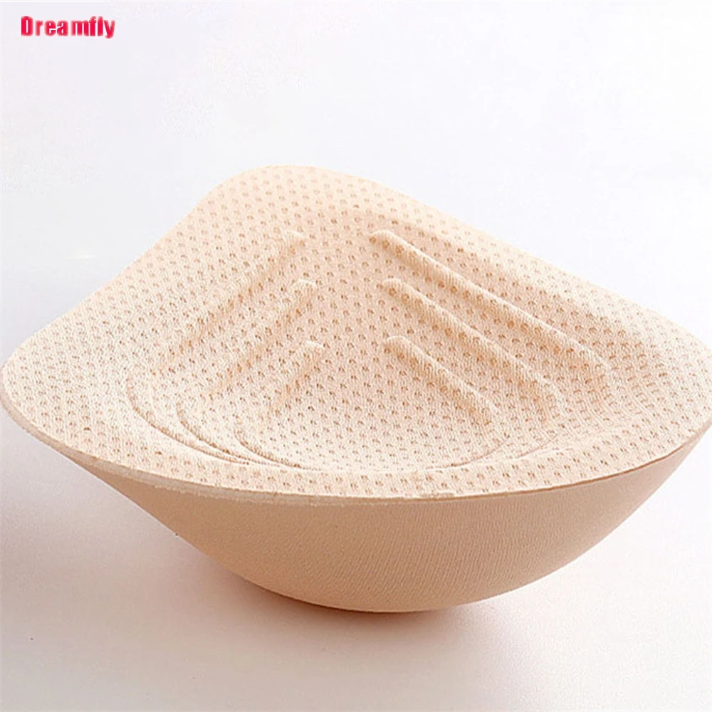 1PCS Surgery Breast Prosthesis Special Bra Honeycomb Breathable Latex Bra Padding Inserts Fake Boobs Breast For Mastectomy