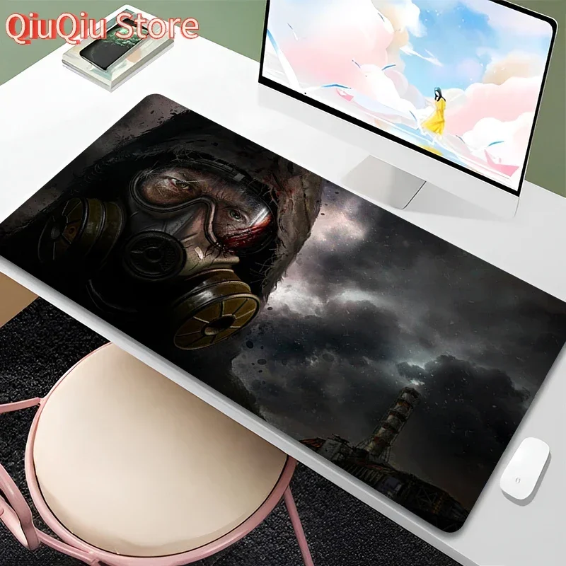 لوحة ماوس كمبيوتر مكتبي لوحة مفاتيح Black Sky 900x400 ملحقات ألعاب الكمبيوتر المحمول حصيرة مكتبية PC S-stalker 2 لوحة ماوس ألعاب أنيمي