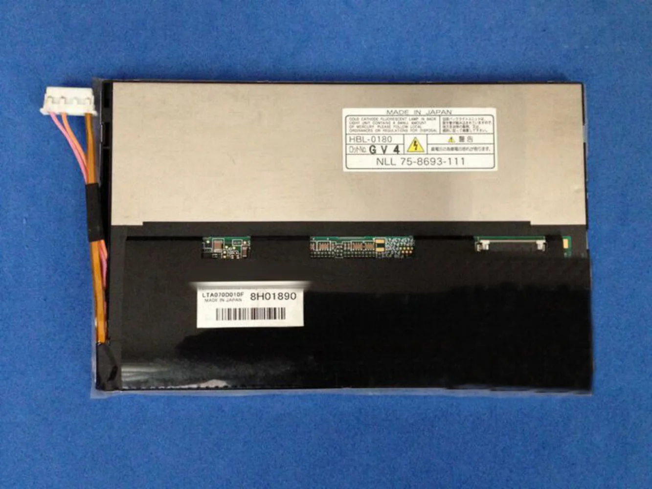 LTA070D010F tela LCD de 7 polegadas