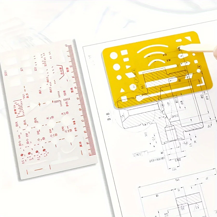 Imagem -04 - Kits de Geometria e Engenharia Ferramentas de Construção 15 Peças