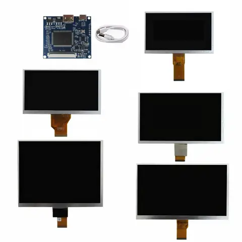 6.5/7/9/10.1 Inch Screen LCD Display HDMI-Compatible Driver controller Monitor For Banana/Orange/Raspberry Pi Mini Computer PC