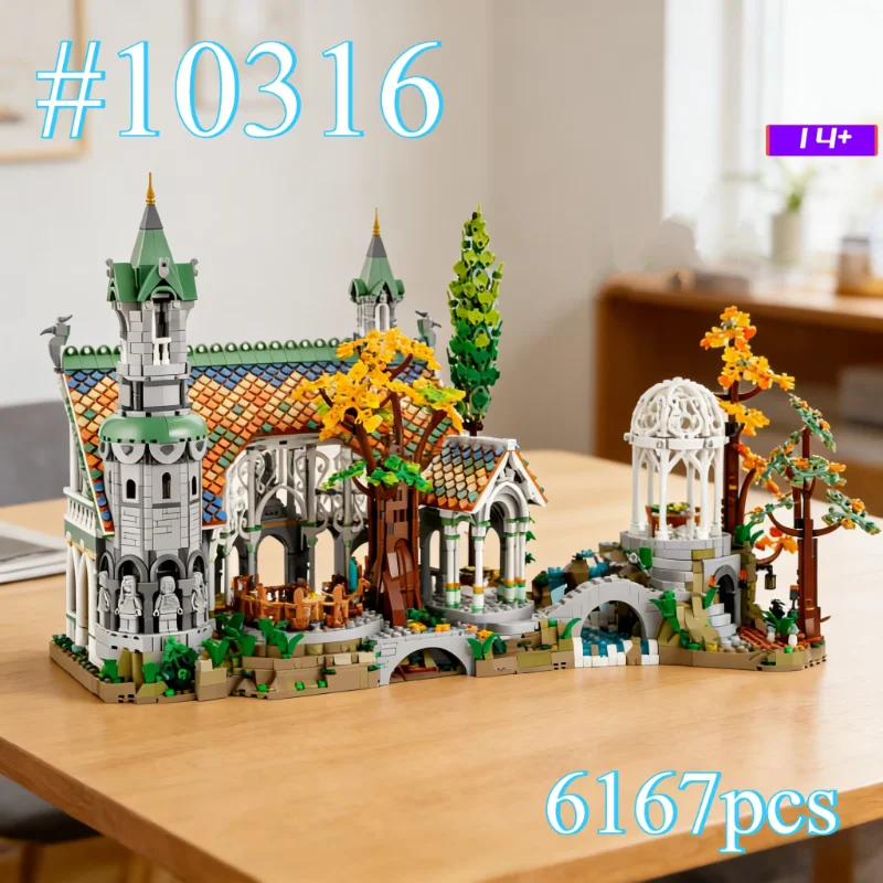 

Valley Forest Tour Building Blocks Sets Suitable for Birthday Gifts Compatible with 10316 Particles 6167pcs