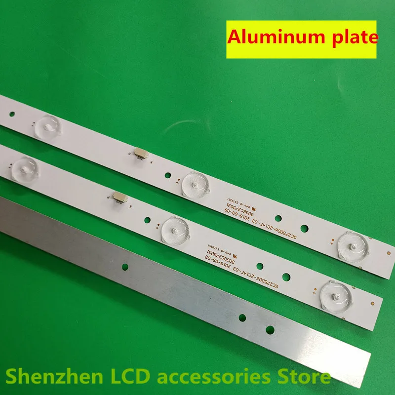 GC275D06-ZC14F-03 303GC275031 for 28PHF2056/T3 1 pcs= 6led  aluminium 100%new  LCD TV backlight bar