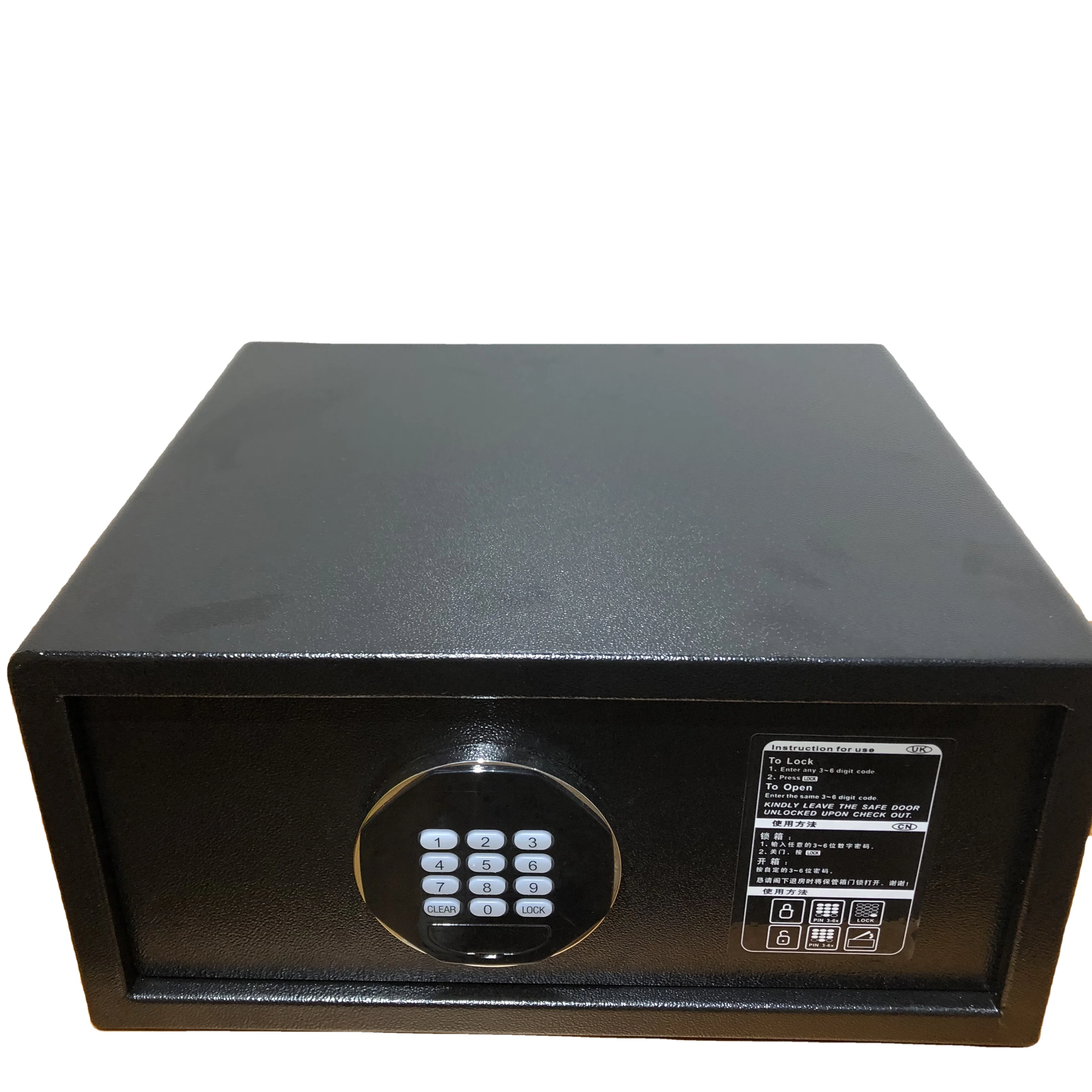 Double Deadbolts Safe Deposit Hotel and Residential Safe Box